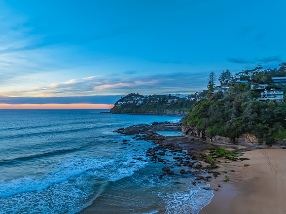 Colourful High Cloud Sunrise at the Seaside