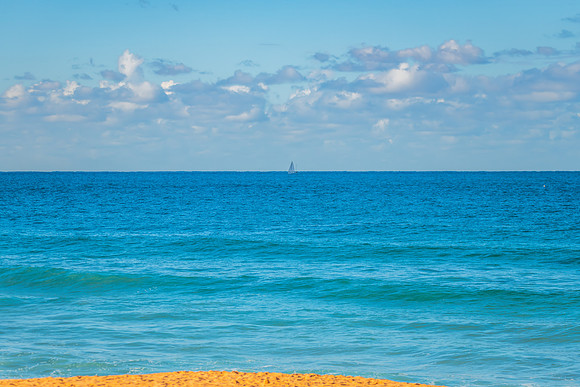 A Quiet Winter's Day at Newport Beach