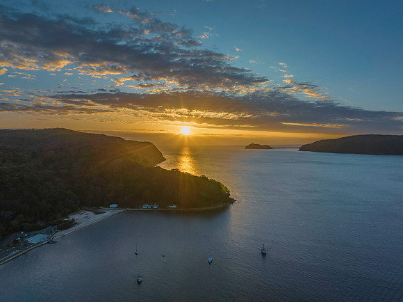 Sunrise views over the seaside village of Patonga