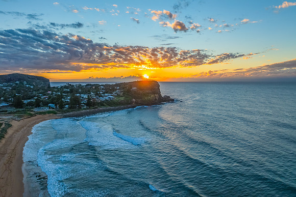 Winter Sunrise at the Seaside