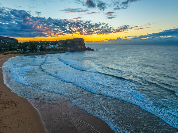 Winter Sunrise at the Seaside