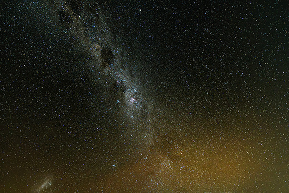 The Milky Way Galaxy on a cold Winter's night