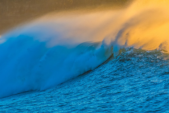 Winter Sunrise and Surfs Up