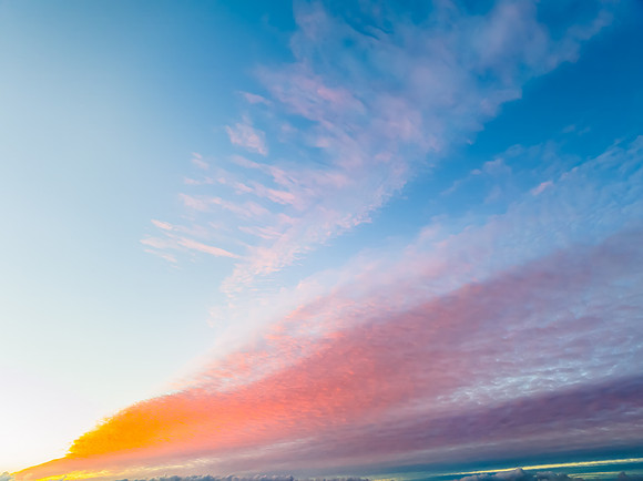 Sunset Sky With Clouds