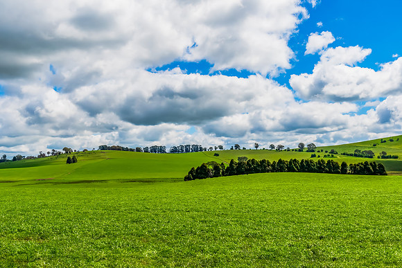 A Spring day in the green and hilly Central West NSW countryside