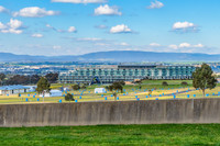 Scenic views across Mount Panorama and the Bathurst racing circu