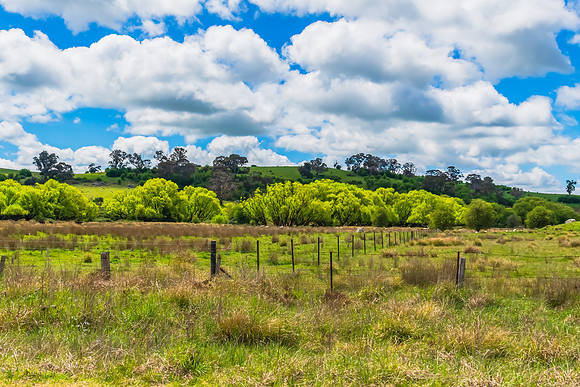 A Spring day in the green and hilly Central West NSW countryside