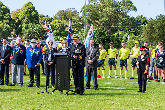ANZAC Day Service at Picken Oval, Croyden Park - 25 April 2023