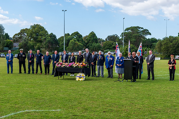 ANZAC Day Service at Picken Oval, Croyden Park - 25 April 2023
