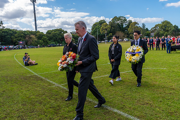 ANZAC Day Service at Picken Oval, Croyden Park - 25 April 2023
