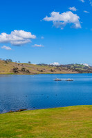 Calm Waters and Rural Hills at Chifley Dam