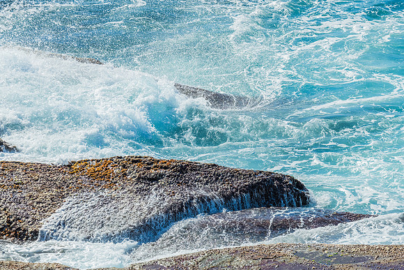 The sea and the rock platform