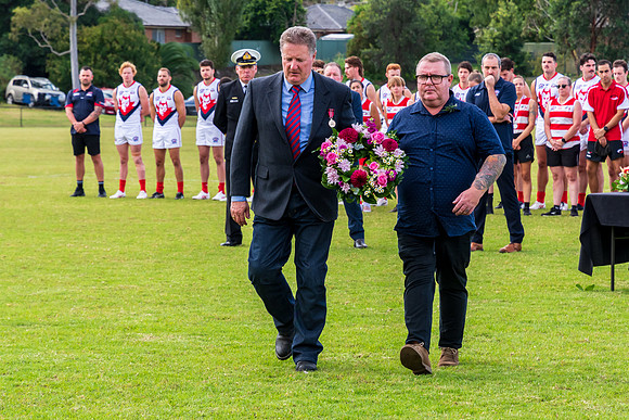 ANZAC Day Service at Picken Oval, Croyden Park - 25 April 2023