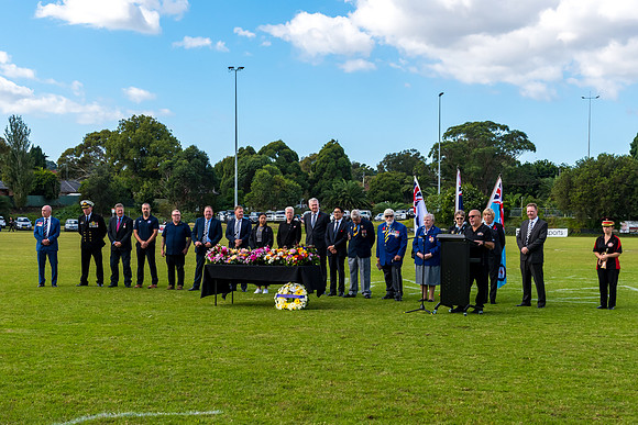 ANZAC Day Service at Picken Oval, Croyden Park - 25 April 2023