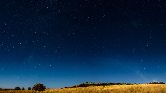 Early Evening Night Sky with Stars