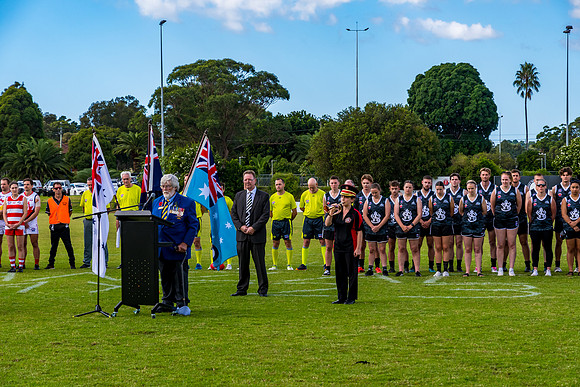 ANZAC Day Service at Picken Oval, Croyden Park - 25 April 2023
