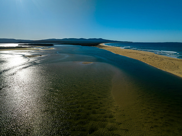 Mallacoota Inlet where the sea meets the river