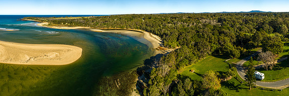 Mallacoota Inlet where the sea meets the river