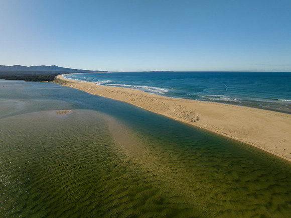 Mallacoota Inlet where the sea meets the river