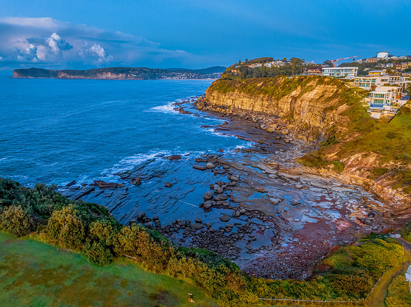 Sunrise sea views and The Skillion