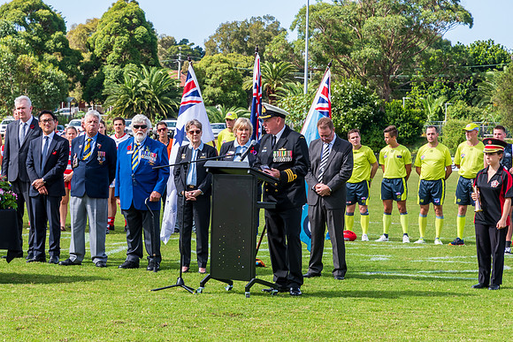 ANZAC Day Service at Picken Oval, Croyden Park - 25 April 2023