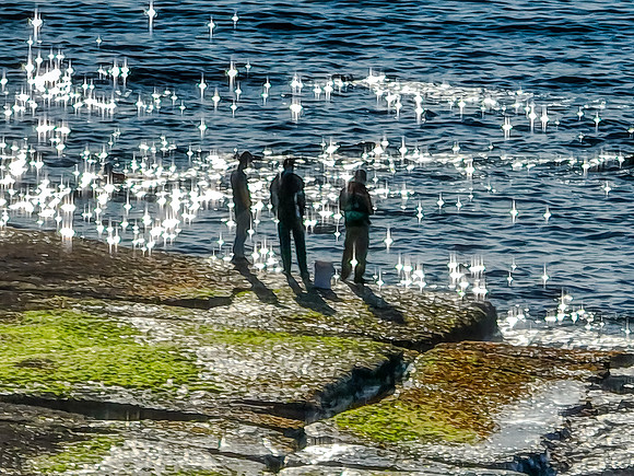 A Winter Sunday at the seaside artisitic impression