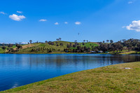 Calm Waters and Rural Hills at Chifley Dam
