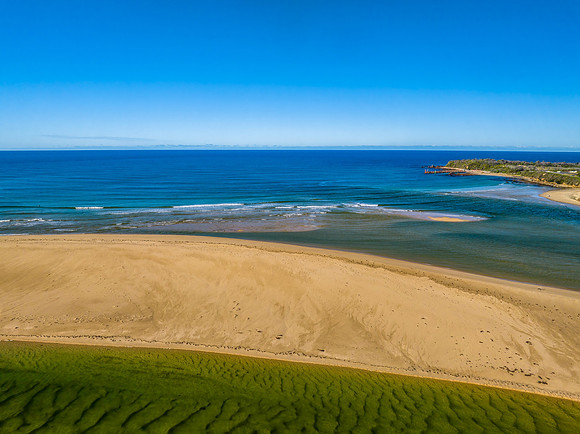 Mallacoota Inlet where the sea meets the river