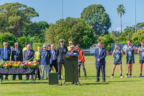 ANZAC Day Service at Picken Oval, Croyden Park - 25 April 2024