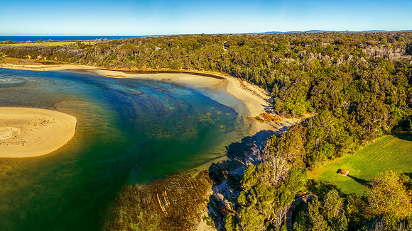 Mallacoota Inlet where the sea meets the river