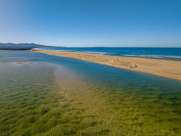 Mallacoota Inlet where the sea meets the river
