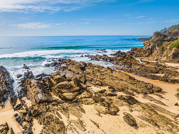 Beautiful winters day at the beach