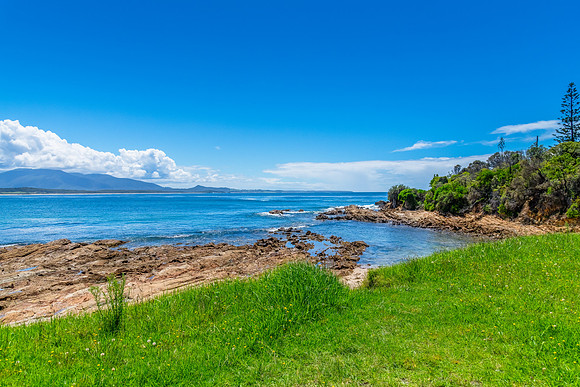 Scenic seascape views at Bermagui