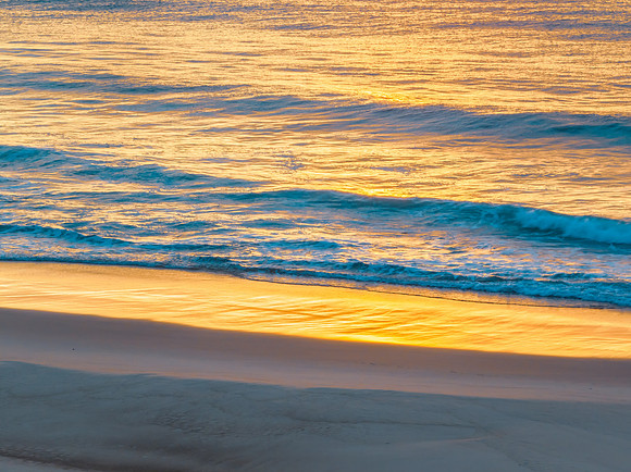 Sunrise at the seaside with beautiful cloudcover