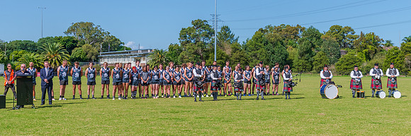 ANZAC Day Service at Picken Oval, Croyden Park - 25 April 2024