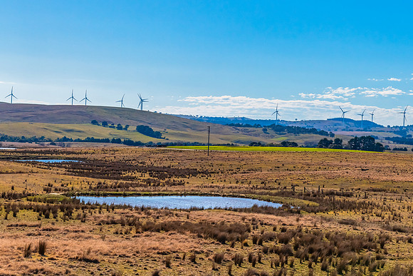 Countryside around Goulburn in the Southern Tablelands