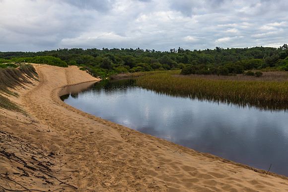 Rainy day at the lagoon