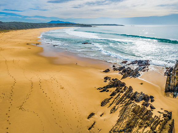 Beautiful winters day at the beach