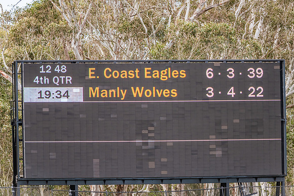 WPD Qualifying Final - East Coast v Manly-Warringah - 19 August 2023
