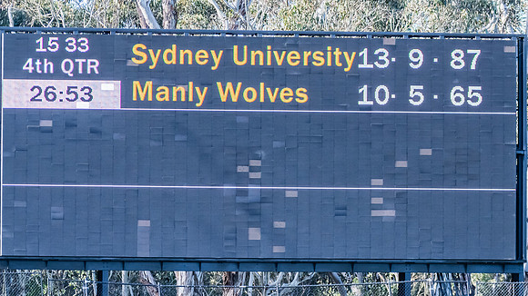 MPD Elimination Final - Sydney Uni v Manly-Warringah - 20 August