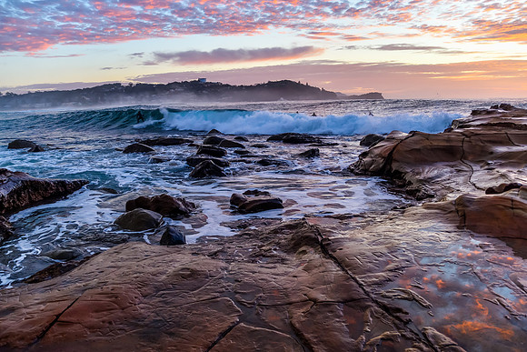 Rocky Sunrise Seascape
