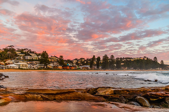 Rocky Sunrise Seascape