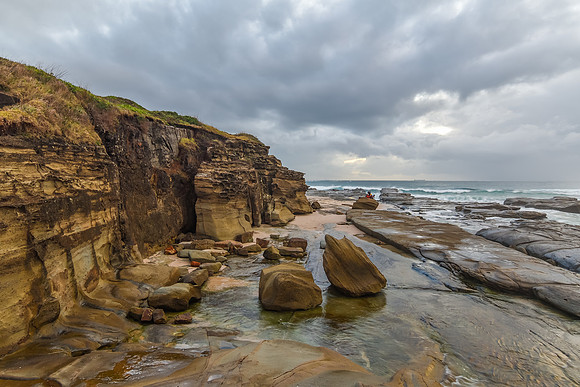 Rocky Daybreak Seascape