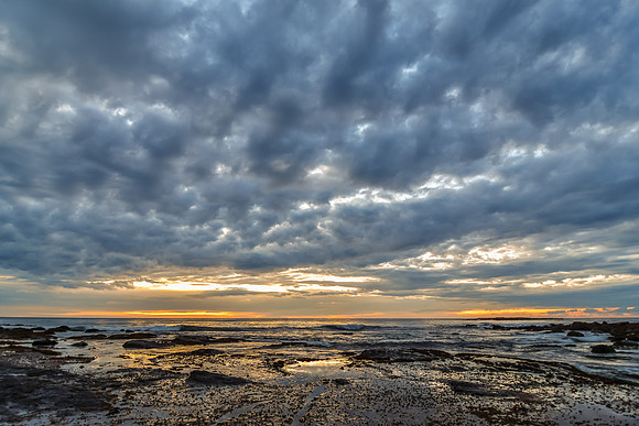 Seaside Sunrise Cloudscape