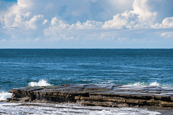 Morning seascape at Rocky Inlet