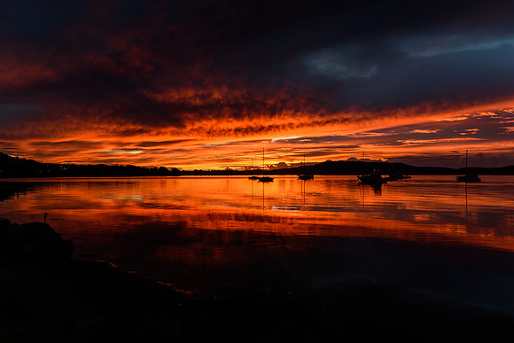 Sensational Sunrise Over The Bay