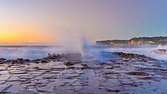 Rock Shelf Seascape