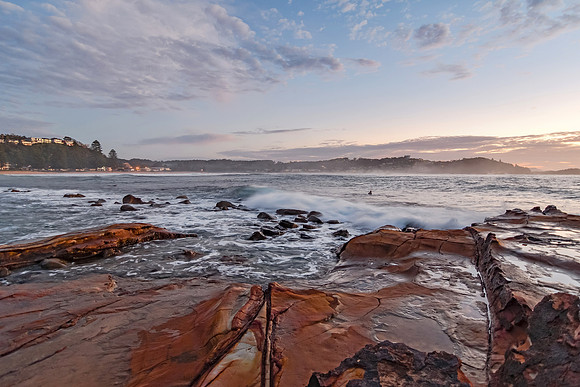 Rocky Sunrise Seascape