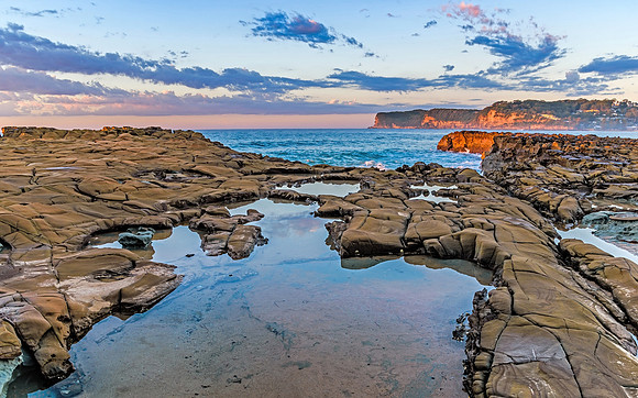 Rock Shelf Seascape