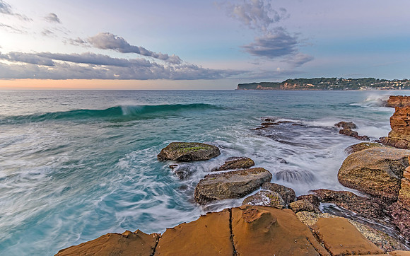 Rock Shelf Seascape